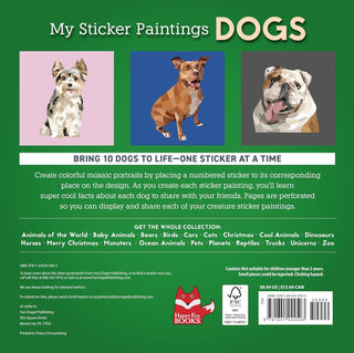 My Sticker Paintings: Dogs - 10 Incredible Canines