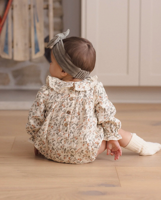 Quincy Mae Callie Romper Holiday Floral