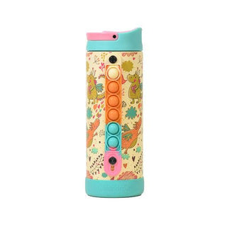 Fidget Strap Kids Stainless Bottle 14oz Dragon