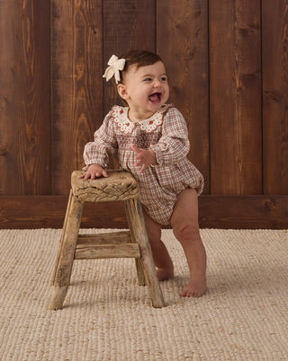 Callie Romper Christmas Plaid