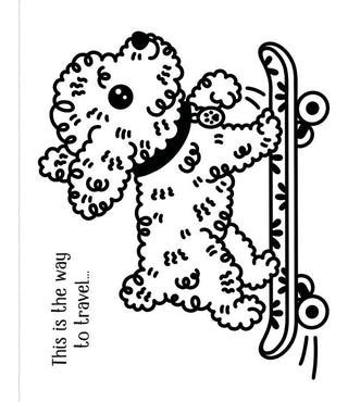 First Magic Painting Cute Puppies Watercolor Book