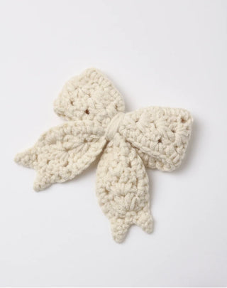 Quincy Mae Crochet Bow Natural