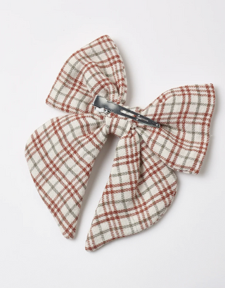 Quincy Mae Christmas Plaid Bow