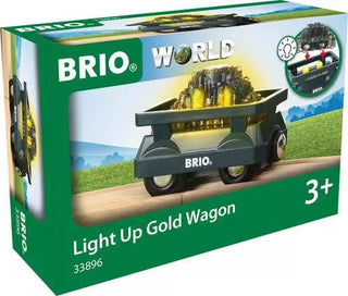Brio- Light Up Gold Wagon