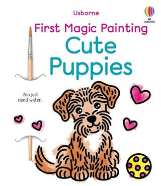 First Magic Painting Cute Puppies Watercolor Book