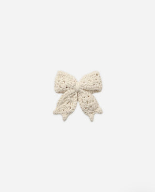 Quincy Mae Crochet Bow Natural