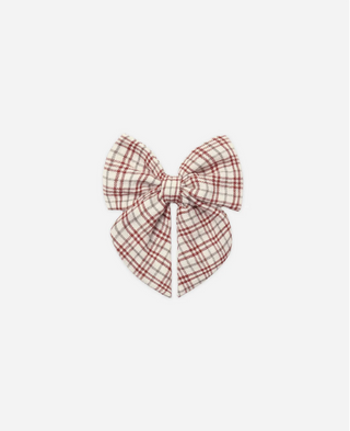 Quincy Mae Christmas Plaid Bow