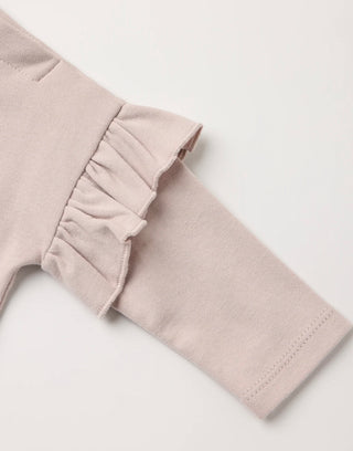 QUINCY Mae Fleur ruffle long sleeve tee