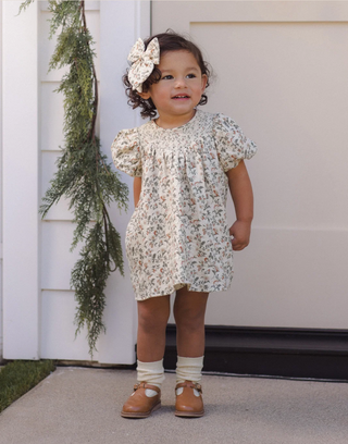 Quincy Mae Holiday Floral Bow