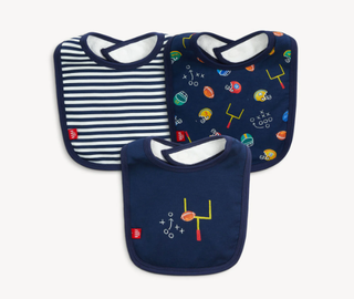 First Down Fun Magnetic Me Bib 3-pack