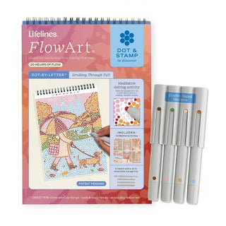Lifelines FlowArt - Dot-By-Letter Strolling Through Fall