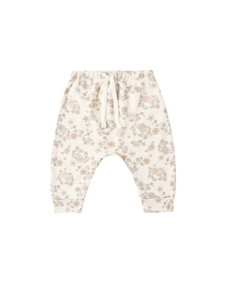 Quincy Mae Drawstring Pant Floral Vine