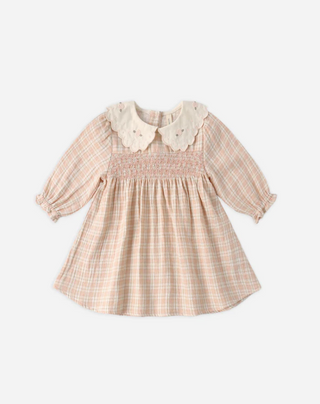 QUINCY MAE CALLIE DRESS PINK PLAID