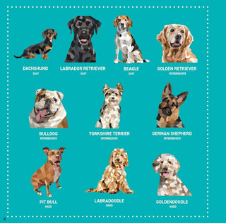 My Sticker Paintings: Dogs - 10 Incredible Canines