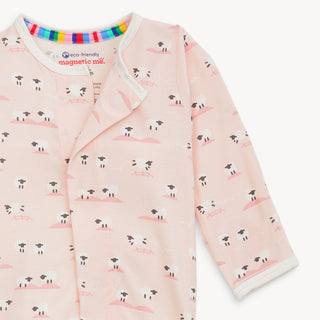 Magnetic Me- Baa Baa Baby Pink Magnetic Footie