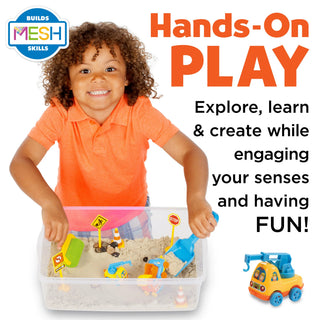 Construction Zone Sensory Bin