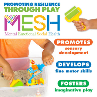 Construction Zone Sensory Bin