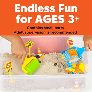Construction Zone Sensory Bin