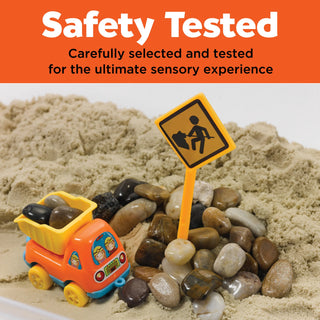 Construction Zone Sensory Bin