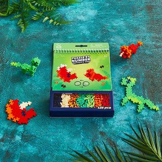 Dinosaur Puzzle by Number Activity Pad