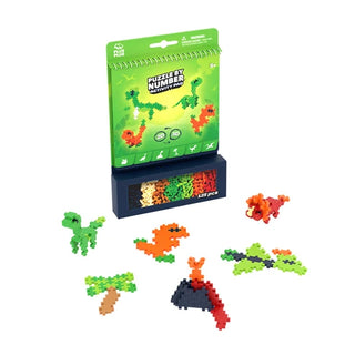 Dinosaur Puzzle by Number Activity Pad