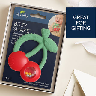 *NEW* Bitzy Shake™ - Silicone Teether with Rattle