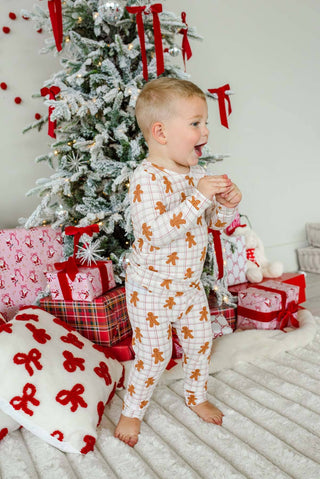 Bamboo Waffle Two-Piece Pajama Set | Gingersnap