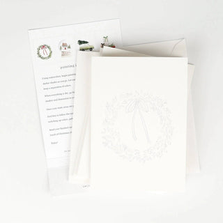 Christmas cheer paintable watercolor notecard set
