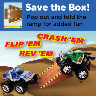 Monster Trucks Kit to Customize with Stickers