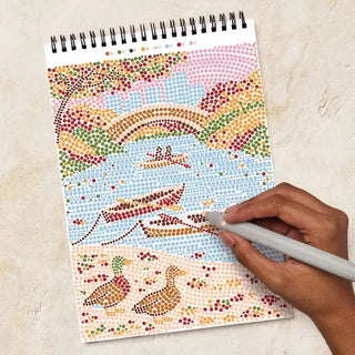Lifelines FlowArt - Dot-By-Letter Strolling Through Fall