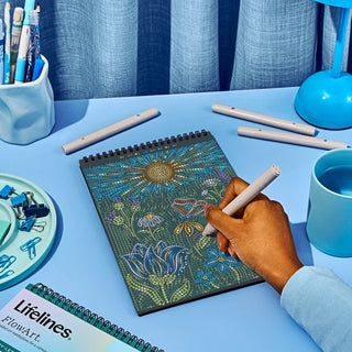 Lifelines FlowArt - Dot-By-Letter, Majestic Earth - Metallic Ink