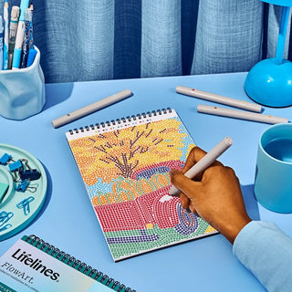 Lifelines FlowArt - Dot-By-Letter, Pumpkins & Patures