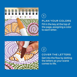 Lifelines FlowArt Mini - Dot-By-Letter Cafe Comforts