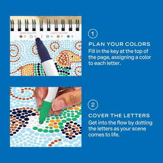Lifelines FlowArt Mini - Dot-By-Letter Furry Friends