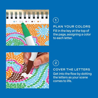 Lifelines FlowArt Mini - Dot-By-Letter Nature's Wonders
