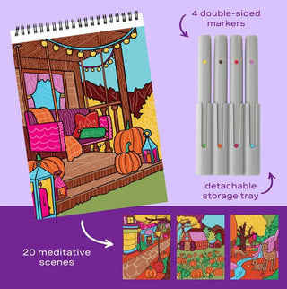 Lifelines FlowArt - Scented Color-to-Reveal, Fall is in the Air