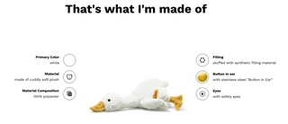 Steiff Gilda Goose Stuffed Animal