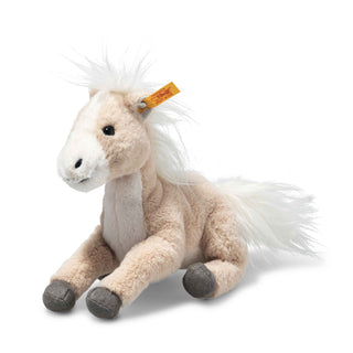 Steiff Gola Dangling Horse Blonde Hair Stuffed Animal