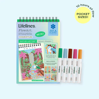 Lifelines FlowArt Mini - Dot-By-Letter Nature's Wonders