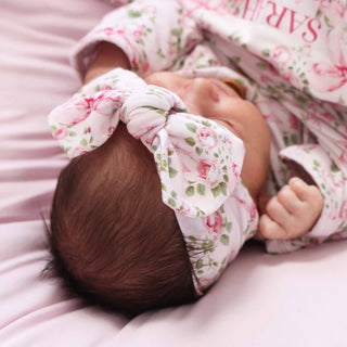CADEN LANE - BOW IN BLOOM KNIT LARGE BOW HEADWRAP