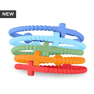 Ryan & Rose - Jesus Bracelets - 5 Packs: Alloy, Extra Small