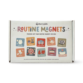 CHERRYPICK- ROUTINE MAGNETS- SOFT FOAM MAGNETIC SET (60PC SET)