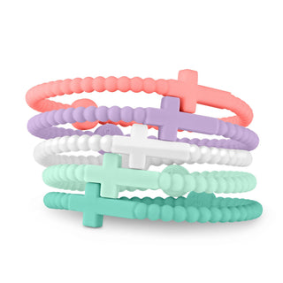Ryan & Rose - Jesus Bracelets - 5 Packs: Alloy, Extra Small