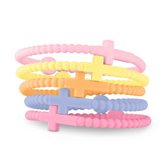 Ryan & Rose - Jesus Bracelets - 5 Packs: Alloy, Extra Small