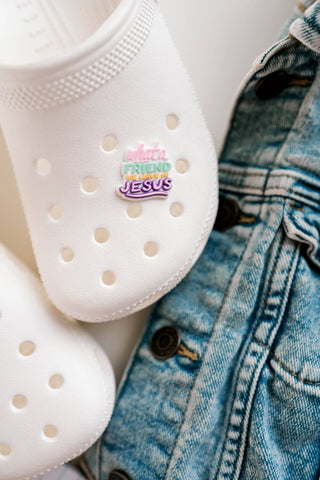 Dear Heart - What A Friend Shoe Charm I Christian Gift