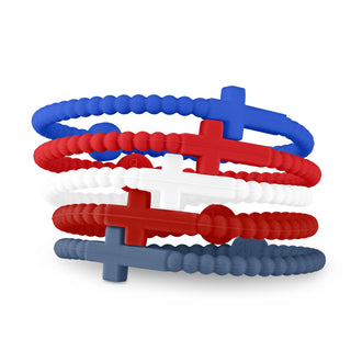 Ryan & Rose - Jesus Bracelets - 5 Packs: Alloy, Extra Small