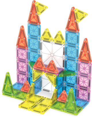 MAGNA TILES- MAGNA- TILE TRAVEL SET DELUXE 55- PIECE SET