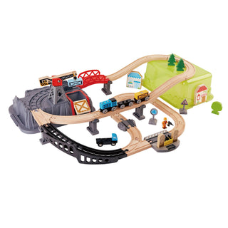 Hape Toys - Railway Bucket Builder Set