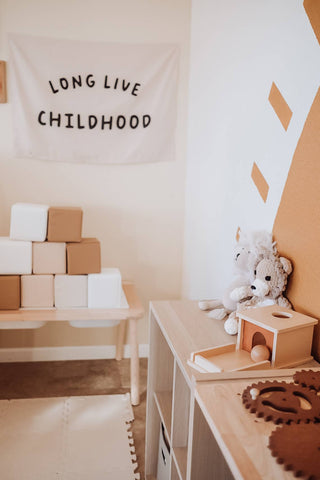 Hunny Prints - Long Live Childhood Banner: Mini: 13x17"