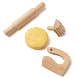 elseware unplug/ eco-kids Dough Wooden Tools - All-Natural, Kid-Safe